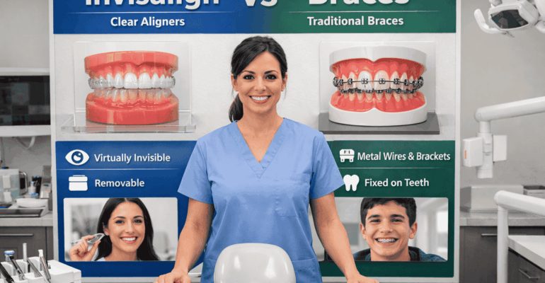 Invisalign vs Braces for Adults San Jose CA