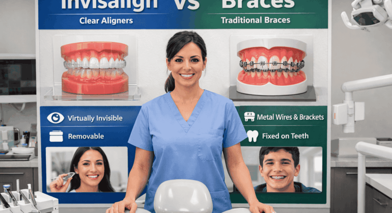 Invisalign vs Braces for Adults San Jose CA