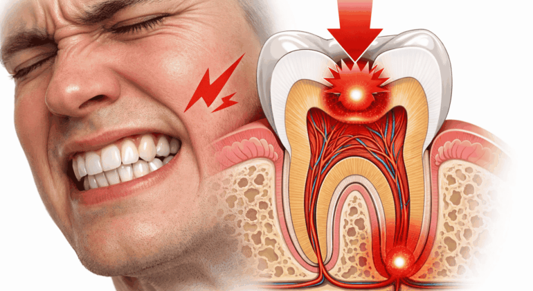 tooth pain when biting